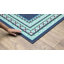 Tapis intérieur / extérieur bleu sarcelle / bleu / vert / blanc Deltana-23970755