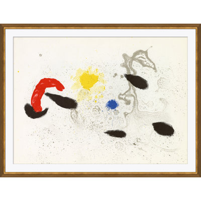 Spot on 1 - Peinture encadrée sur papier