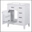 Meuble-lavabo 30 po avec lavabo, armoire de salle de bain avec tiroirs, structure solide et panneau de fibres à densité moyenne-1432021482