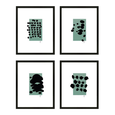 " Serenity Set Of 4 " by Lee Lessem 4 - Pieces