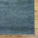 Hand Knotted Wool Area Rug in Blue