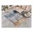 Collection Abstract Design Turquoise Gray Rust Machine Washable Super Soft Area Rug-1559279395