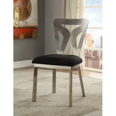 Chaise d'appoint en argent
