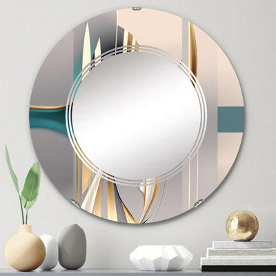 Hassaleh - Miroir mural moderne rond