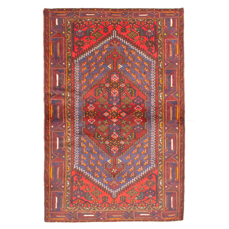 Tapis bleu Andelz 4 pi 2 po x 6 pi 6 po