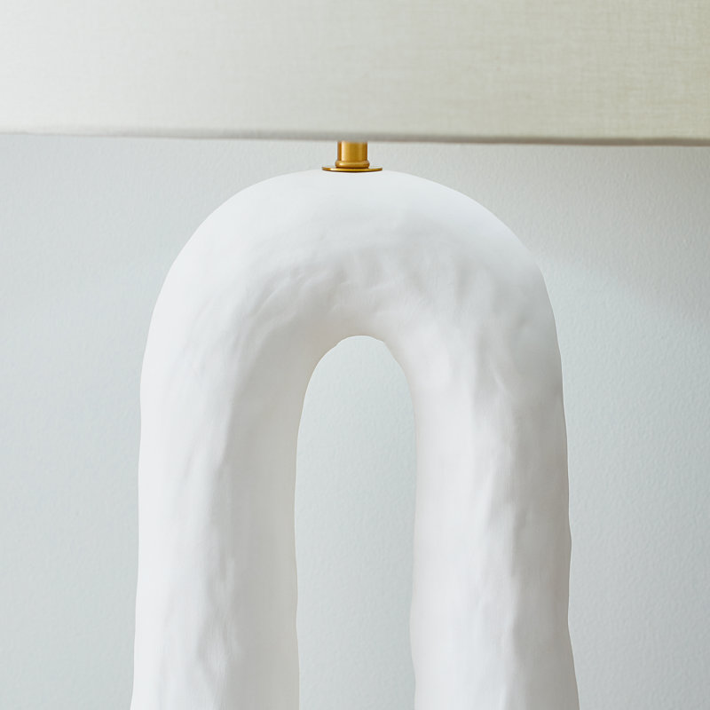 Aura Table Lamp, Matte White
