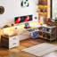 Bureau à DEL en L avec armoire et prises de courant Sholpan-2014195501-2068399002