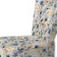 Motif floral artistique - chaise d'appoint rembourrée de style campagnard, chaise d'appoint rustique à motif floral