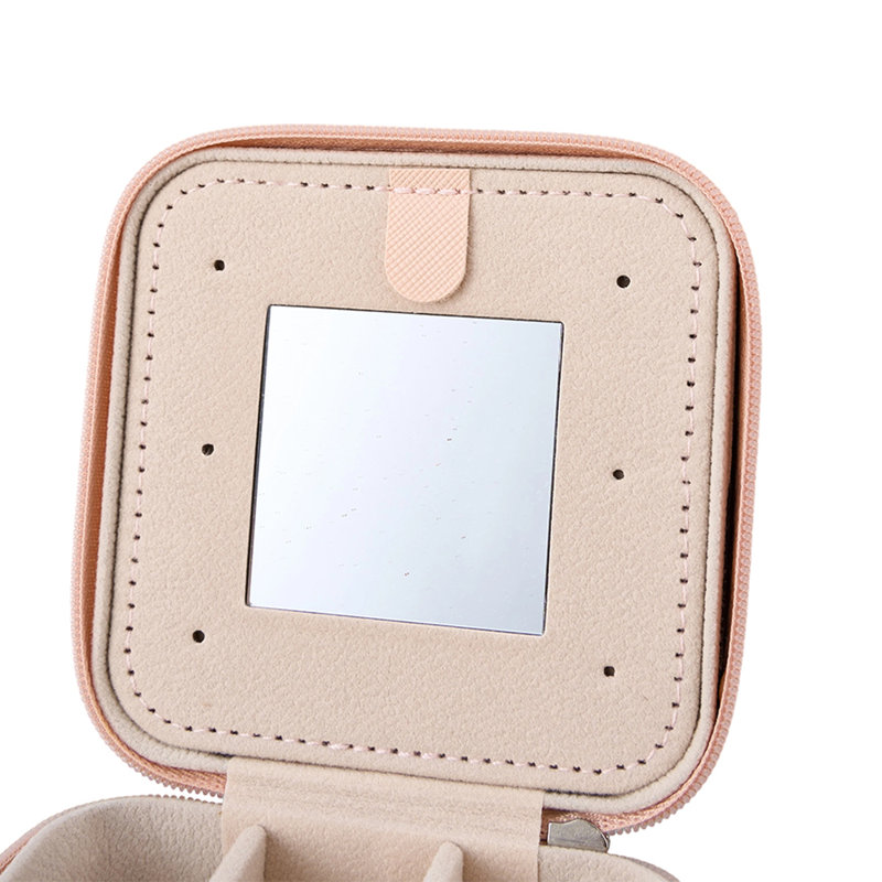 Jewellery Box + Dividers, Pink