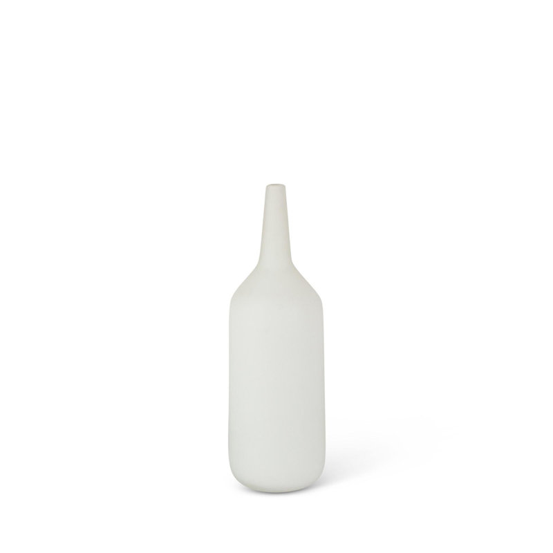 Vase de table en verre Urban Living, H 18 po x l 4,5 po x P 4,5 po