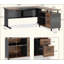 Bureau de direction en L avec classeur, grand bureau moderne avec tiroirs, tablettes et rangement, poste de travail d'ordinateur de coin pour bureau à domicile, bureau d'affaires-1321695464
