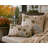 Embroidered Linen Throw Pillow