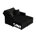 Vertical Black Corduroy Fabric