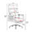 Hight adjustable Genuine Leather + Faux Leather + Aluminium Alloy Office Chair-108471162
