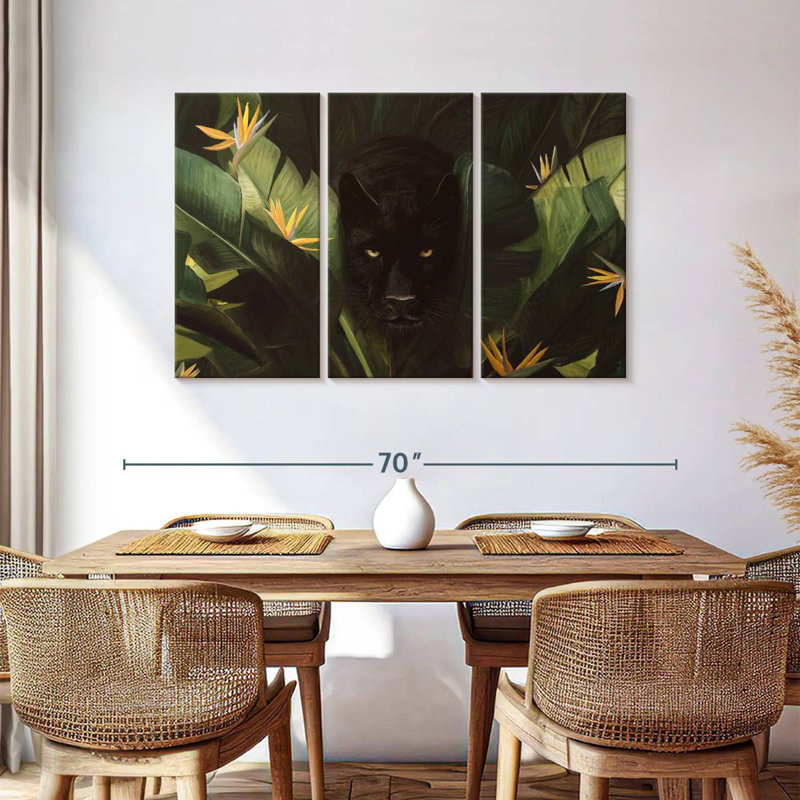 Hello Panther, 36" H x 57" W