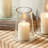 Lucerna Hammered Glass Hurricane Candle Holder Small-2078040962