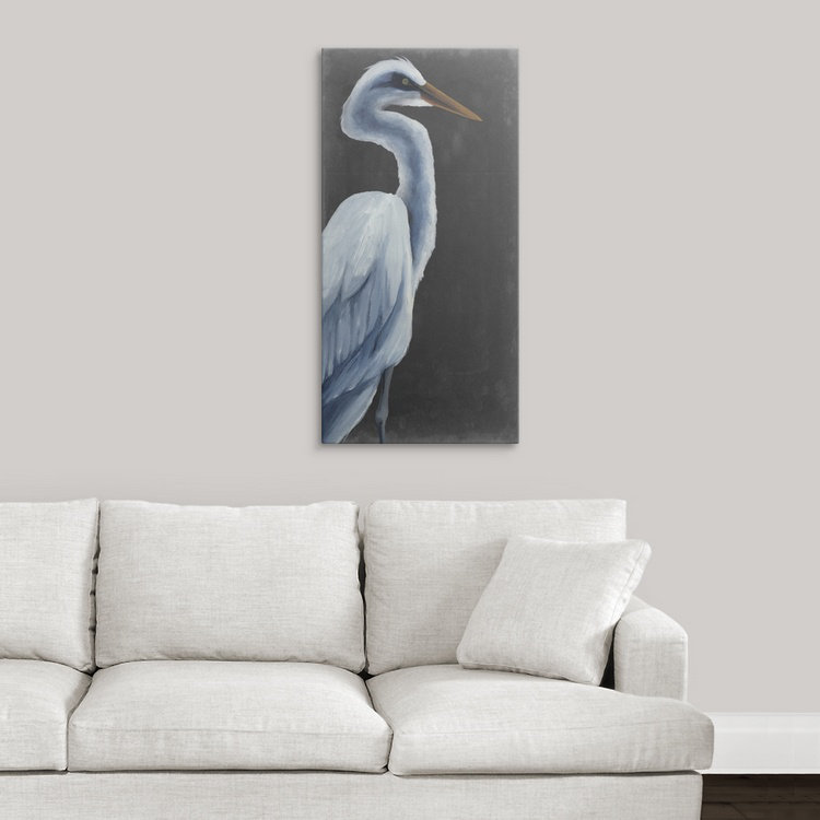 « ii », reproduction d’art dépilée Herald, H 30 po x l 15 po x P 1,5 po, Toile