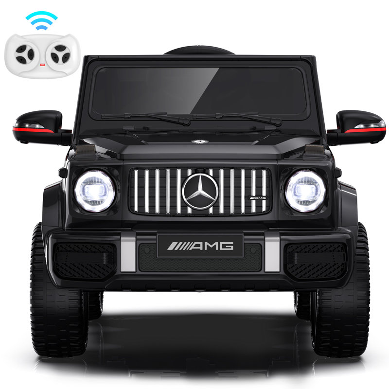 Black 24V Mercedes-Benz G63 Kids Ride-On Car with Remote Control