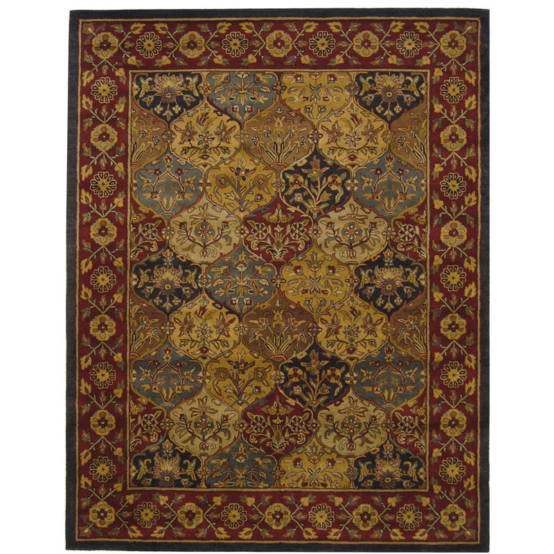 Wahcheechee Hand Tufted Wool Oriental Rug, Rectangle 8'3" x 11'