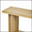 Vintage-Inspired Ash Wood Veneer Console Table with T-Leg Design, Perfect for Study, Entryway, Hallway, Living Room, Foyer-1441321508