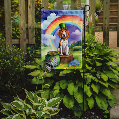 Drapeau de jardin double face en polyester H 15,5 po x l 11,25 po St Patrick's Day