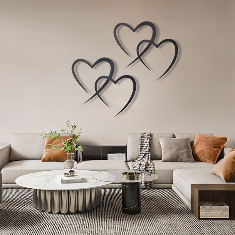 Décoration murale Infinity Heart pour le salon