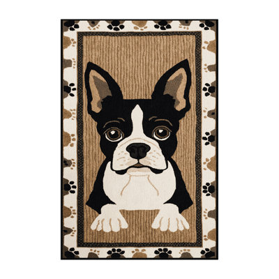  Tapis lavable Boston Terrier Dogs