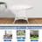4 - Person Patio Dining Set with Round Table , Cushions Included-12655413-12638218