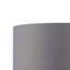 Loranger 22.7cm H Polycotton Drum Lamp Shade ( Screw On ) in Steel Grey
