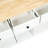 5-Wheeled Kitchen Cart With Adjustable Storage And Mobility White Island Large Space, 5 Rolling Wheels & Drop Table-2013500070