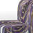 Mettalic I - Glam Upholstered Slipper Chair-112840490