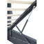 Structure de lit double avec vérin à gaz, tête de lit à oreilles horizontale moderne, hublots, lin gris foncé, rangement sans sommier requis, revêtement en lin élégant-1425866632-1425866638