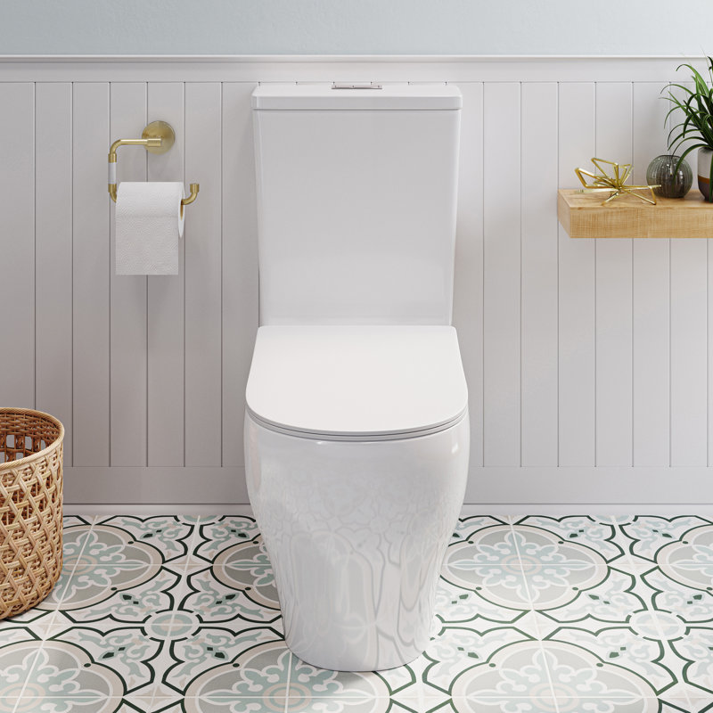 Lune Two-Piece Elongated Toilet Dual-Flush 1.1/1.6 Gpf