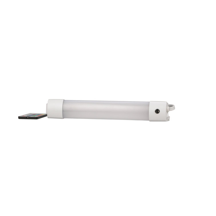 LED RGBW Plug-in Linkable 12” Under Cabinet Light Bar with Remote