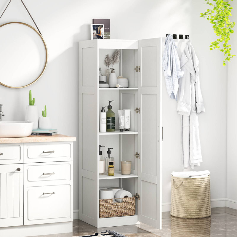 40 cm W Highboard, White