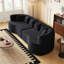 Canapé modulaire incurvé incurvé, canapé surdimensionné sans os moderne surdimensionné de 106,3 pouces avec 6 coussins, canapé de luxe en chenille à quatre places en mousse à mémoire de forme profonde-2006851009