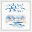 Wonderful Time - Single Picture Frame Print-555279647