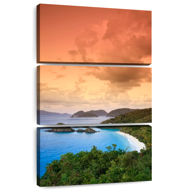 Gillard Trunk Bay Sunset, H 32 po x l 20 po