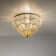 Pouff Glass Flush Mount