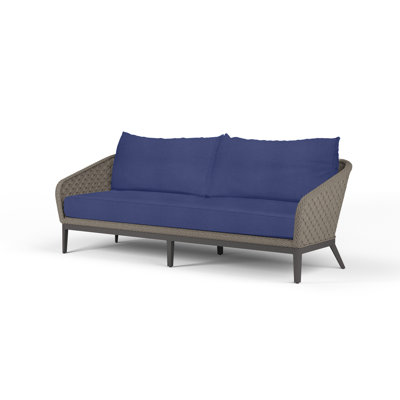 Aberdeen 87'' Wide Outdoor Patio Sofa with Sunbrella Cushions -  Joss & Main, 852FFF4CD4634A1A8AB79D7CD91E11D0