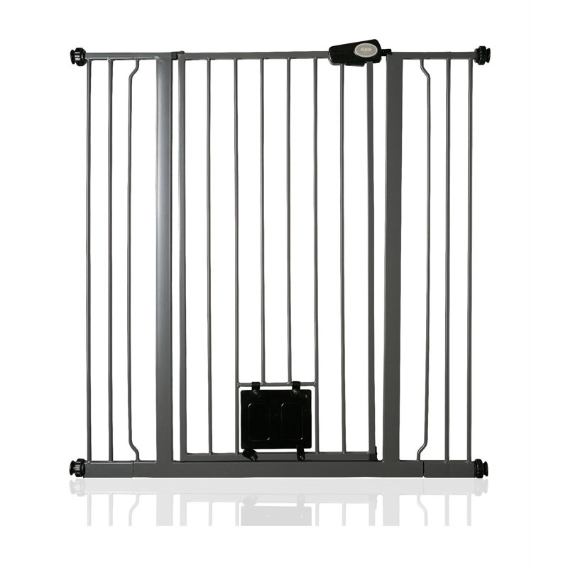 Geordie Metal Pressure Mounted Pet Gate, 100.8 - 108.4cm
