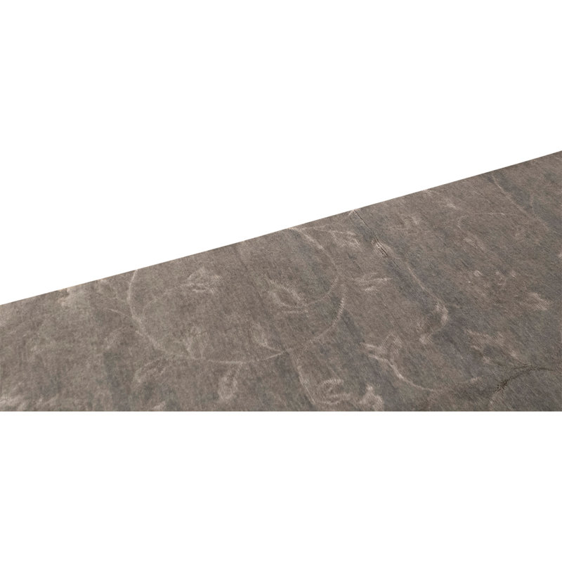 Tapis gris noué à la main de qualité unique en son genre