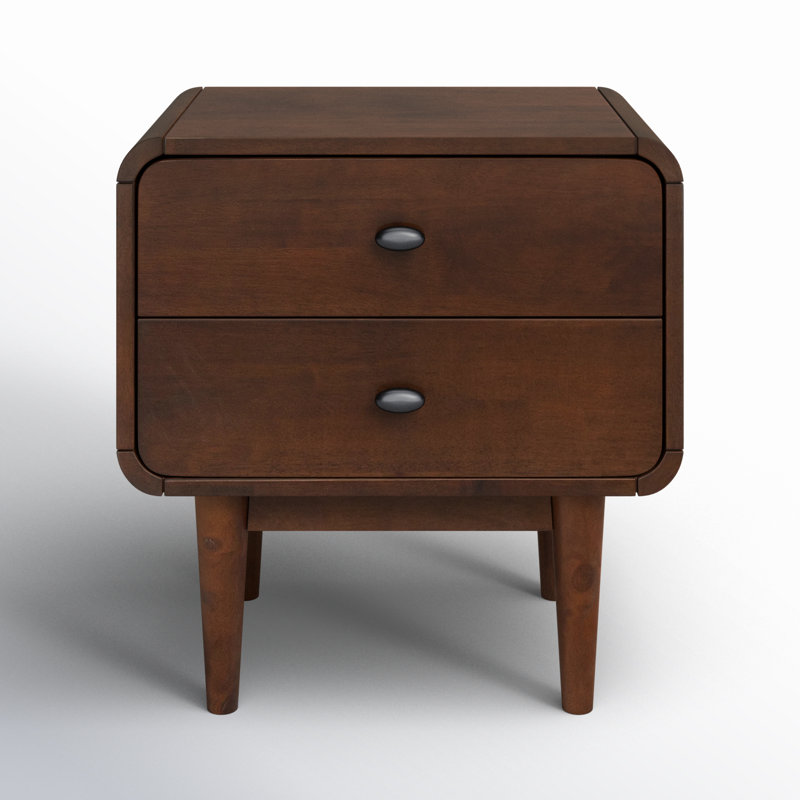 Baus 22.5'' W Solid Wood Nightstand