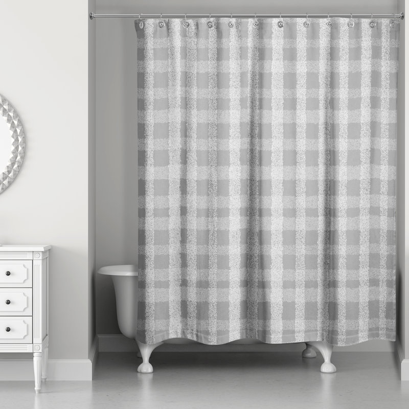 Rideau de douche Rosalei, Gris