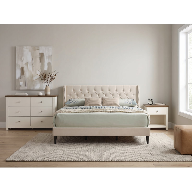 Tevrat 3 Piece Bedroom Set, King