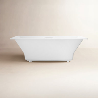 Underscore 72" x 36" Drop In Soaking Acrylic Bathtub