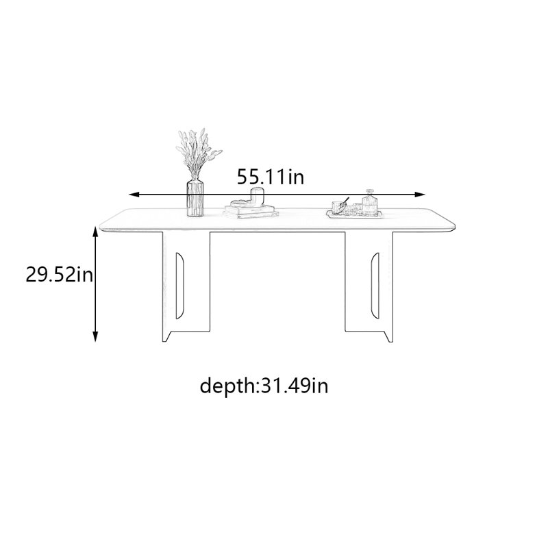 Griesinger, H 29,52 po x L 55,11 po x l 31,49 po
