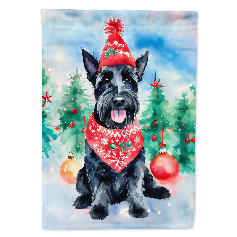 Drapeau de jardin en polyester à 2 faces, H 15,5 po x l 11,25 po