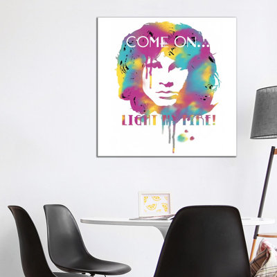 Jim Morrison «Light My Fire Watercolor» - publicité imprimée