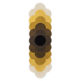 Orla Kiely Hand Tufted Wool Floral Area Rug in Yellow/Brown